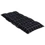 Cojines para silla respaldo alto 4 uds tela a cuadros negro by vidaXL, Cushions for chairs and sofas - Ref: Foro24-377651, Pr...