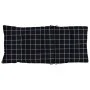 Cojines para silla respaldo alto 4 uds tela a cuadros negro by vidaXL, Cushions for chairs and sofas - Ref: Foro24-377651, Pr...