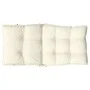 Cojines para silla con respaldo bajo 6 uds tela Oxford crema by vidaXL, Cushions for chairs and sofas - Ref: Foro24-377679, P...