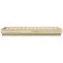 Bed frame with Sonoma oak LED lights 75x190 cm by vidaXL, Beds and slatted bases - Ref: Foro24-839548, Price: 96,82 €, Discou...