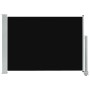 Schwarze einziehbare Garten-Seitenmarkise 80x300 cm von vidaXL, Sonnenschirme - Ref: Foro24-48358, Preis: 58,50 €, Rabatt: %
