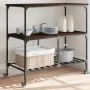 Küchenwagen aus Eichenholz, braun, 100x50x95 cm. von vidaXL, Küchen- und Speisewagen - Ref: Foro24-842310, Preis: 81,19 €, Ra...