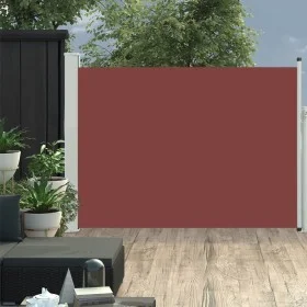 Brown retractable garden side awning 100x500 cm by vidaXL, Umbrellas - Ref: Foro24-48387, Price: 78,49 €, Discount: %