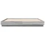 Bed frame with LED lights in Sonoma grey 180x200 cm by vidaXL, Beds and slatted bases - Ref: Foro24-3209777, Price: 189,72 €,...