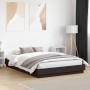 Bed frame with LED lights black 160x200 cm by vidaXL, Beds and slatted bases - Ref: Foro24-3209780, Price: 233,22 €, Discount: %