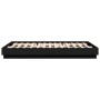 Bed frame with LED lights black 160x200 cm by vidaXL, Beds and slatted bases - Ref: Foro24-3209780, Price: 233,22 €, Discount: %