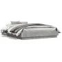 Estructura de cama con luces LED gris hormigón 160x200 cm de vidaXL, Camas y somieres - Ref: Foro24-3209782, Precio: 181,04 €...
