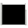 Black retractable garden side awning 100x300 cm by vidaXL, Umbrellas - Ref: Foro24-48370, Price: 65,63 €, Discount: %