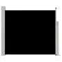 Black retractable garden side awning 100x300 cm by vidaXL, Umbrellas - Ref: Foro24-48370, Price: 66,05 €, Discount: %