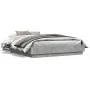 Estructura de cama con luces LED gris hormigón 150x200 cm de vidaXL, Camas y somieres - Ref: Foro24-3209789, Precio: 176,56 €...