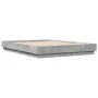 Bed frame with LED lights in concrete gray 150x200 cm by vidaXL, Beds and slatted bases - Ref: Foro24-3209789, Price: 176,58 ...
