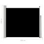 Black retractable garden side awning 100x300 cm by vidaXL, Umbrellas - Ref: Foro24-48370, Price: 66,05 €, Discount: %