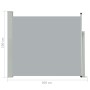 Toldo lateral retráctil de jardín gris 100x300 cm de vidaXL, Sombrillas - Ref: Foro24-48374, Precio: 58,04 €, Descuento: %