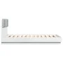 Bed frame with headboard and white LED lights 135x190 cm by vidaXL, Beds and slatted bases - Ref: Foro24-3210045, Price: 217,...