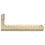 Bed frame with LED lights headboard Sonoma oak 100x200 cm by vidaXL, Beds and slatted bases - Ref: Foro24-3210026, Price: 168...