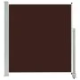 Retractable side awning for brown patio 140x300 cm by vidaXL, Umbrellas - Ref: Foro24-48346, Price: 79,00 €, Discount: %