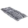 Cojines para silla respaldo alto 4 uds tela Oxford cuadros gris de vidaXL, Cojines para sillas y sofás - Ref: Foro24-377645, ...