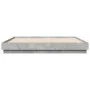 Bed frame with LED lights concrete gray 180x200 cm by vidaXL, Beds and slatted bases - Ref: Foro24-3209775, Price: 185,83 €, ...