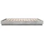 Bed frame with LED lights concrete gray 180x200 cm by vidaXL, Beds and slatted bases - Ref: Foro24-3209775, Price: 185,83 €, ...