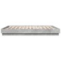 Estructura de cama con luces LED gris hormigón 180x200 cm de vidaXL, Camas y somieres - Ref: Foro24-3209775, Precio: 193,71 €...