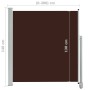 Ausziehbare Seitenmarkise für braune Terrasse 140x300 cm von vidaXL, Sonnenschirme - Ref: Foro24-48346, Preis: 80,85 €, Rabat...