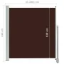 Retractable side awning for brown patio 140x300 cm by vidaXL, Umbrellas - Ref: Foro24-48346, Price: 79,00 €, Discount: %