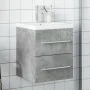 Badezimmermöbel mit integriertem Waschbecken in Betongrau. von vidaXL, Badezimmerwaschtische - Ref: Foro24-3278759, Preis: 15...