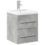 Badezimmermöbel mit integriertem Waschbecken in Betongrau. von vidaXL, Badezimmerwaschtische - Ref: Foro24-3278759, Preis: 16...