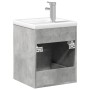 Badezimmermöbel mit integriertem Waschbecken in Betongrau. von vidaXL, Badezimmerwaschtische - Ref: Foro24-3278759, Preis: 16...