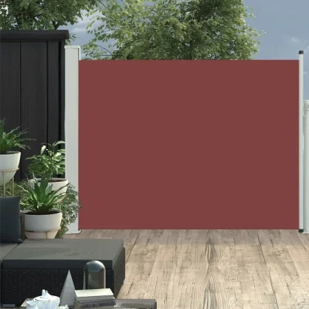 Toldo lateral retráctil de jardín marrón 140x500 cm de vidaXL, Sombrillas - Ref: Foro24-48399, Precio: 92,54 €, Descuento: %