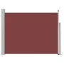 Toldo lateral retráctil de jardín marrón 140x500 cm de vidaXL, Sombrillas - Ref: Foro24-48399, Precio: 92,54 €, Descuento: %