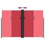 Toldo lateral retráctil rojo 220x1000 cm de vidaXL, Sombrillas - Ref: Foro24-4004777, Precio: 179,67 €, Descuento: %