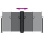 Toldo lateral retráctil negro 120x1200 cm by vidaXL, Umbrellas - Ref: Foro24-4004789, Price: 127,76 €, Discount: %