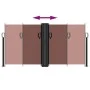 Toldo lateral retráctil marrón 120x1200 cm by vidaXL, Umbrellas - Ref: Foro24-4004794, Price: 120,92 €, Discount: %