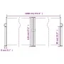 Toldo lateral retráctil marrón 120x1200 cm by vidaXL, Umbrellas - Ref: Foro24-4004794, Price: 120,92 €, Discount: %