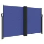 Toldo lateral retráctil azul 140x1200 cm by vidaXL, Umbrellas - Ref: Foro24-4004806, Price: 141,53 €, Discount: %
