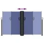 Toldo lateral retráctil azul 140x1200 cm by vidaXL, Umbrellas - Ref: Foro24-4004806, Price: 141,53 €, Discount: %