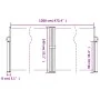 Toldo lateral retráctil azul 140x1200 cm by vidaXL, Umbrellas - Ref: Foro24-4004806, Price: 141,53 €, Discount: %