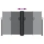 Toldo lateral retráctil negro 140x1200 cm de vidaXL, Sombrillas - Ref: Foro24-4004804, Precio: 146,49 €, Descuento: %
