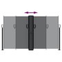 Toldo lateral retráctil negro 140x1200 cm by vidaXL, Umbrellas - Ref: Foro24-4004804, Price: 149,25 €, Discount: %