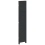 Biombo separador de 3 paneles madera maciza Paulownia negro by vidaXL, Room dividers - Ref: Foro24-358847, Price: 107,42 €, D...