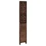 Vierschirm-Trennwand aus dunkelbraunem Paulownia-Holz. von vidaXL, Raumteiler - Ref: Foro24-358708, Preis: 128,84 €, Rabatt: %