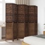 Sechsflügeliger Raumteiler aus dunkelbraunem Paulownia-Holz. von vidaXL, Raumteiler - Ref: Foro24-358715, Preis: 190,36 €, Ra...