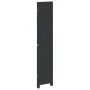 Biombo separador de 4 paneles madera maciza Paulownia negro by vidaXL, Room dividers - Ref: Foro24-358851, Price: 128,97 €, D...