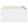 Engineered wood sun lounger with drawers, white, 75x190 cm by vidaXL, Beds and slatted bases - Ref: Foro24-3280888, Price: 17...