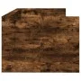 Sunbed with smoked oak engineered wood drawers 100x200 cm by vidaXL, Beds and slatted bases - Ref: Foro24-3280843, Price: 187...