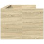 Sunbed with drawers in Sonoma oak engineered wood 100x200 cm by vidaXL, Beds and slatted bases - Ref: Foro24-3280841, Price: ...