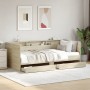 Tumbona con cajones madera ingeniería roble Sonoma 75x190 cm de vidaXL, Camas y somieres - Ref: Foro24-3280862, Precio: 169,6...