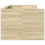 Sunbed with drawers made of Sonoma oak engineered wood 75x190 cm by vidaXL, Beds and slatted bases - Ref: Foro24-3280862, Pri...
