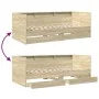 Sunbed with drawers made of Sonoma oak engineered wood 75x190 cm by vidaXL, Beds and slatted bases - Ref: Foro24-3280862, Pri...
